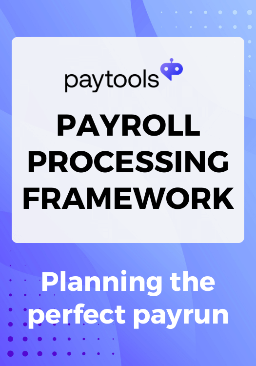 Payroll processing best practice framework cover