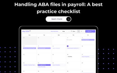 Handling ABA files in payroll: A best practice checklist