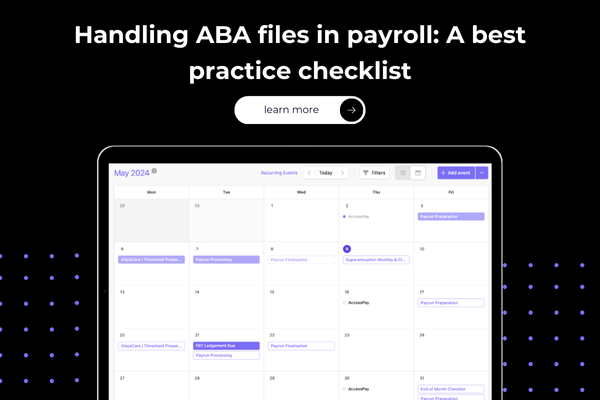 Handling ABA files in payroll: A best practice checklist