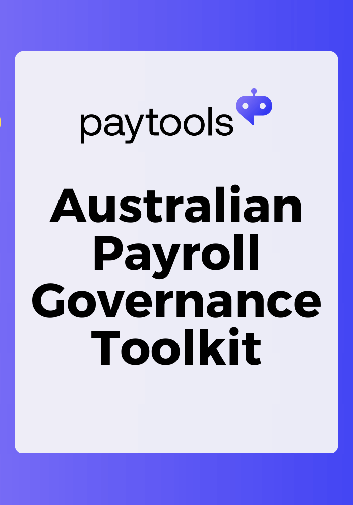 Payroll governance toolkit