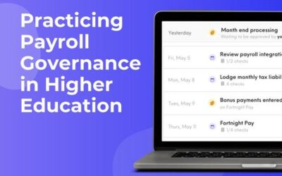 Practising payroll governance in higher education