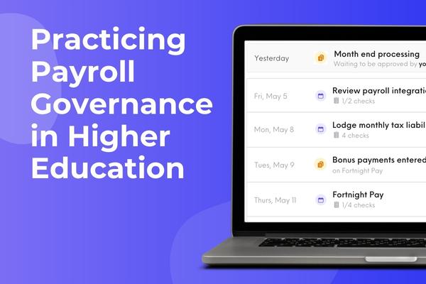 Payroll governance in higher education