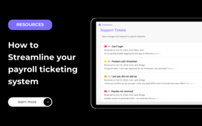 How to streamline your payroll ticketing system