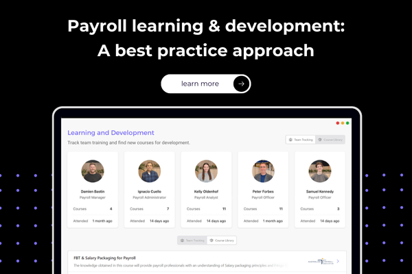 Payroll Learning & Development: A Best Practice Approach